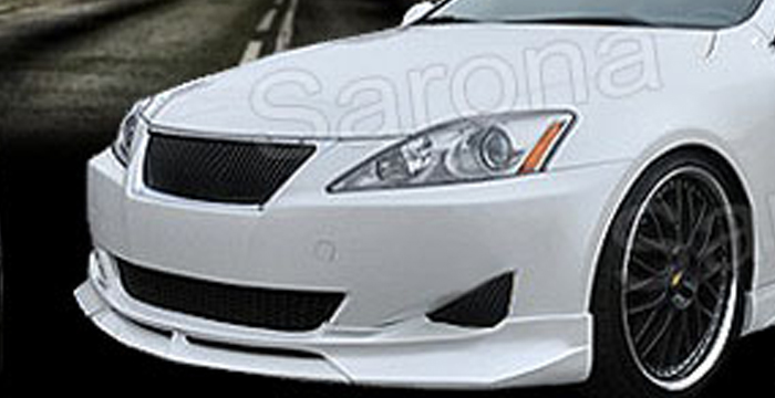 Custom Lexus IS 250  Sedan Front Lip/Splitter (2006 - 2010) - $450.00 (Part #LX-008-FA)